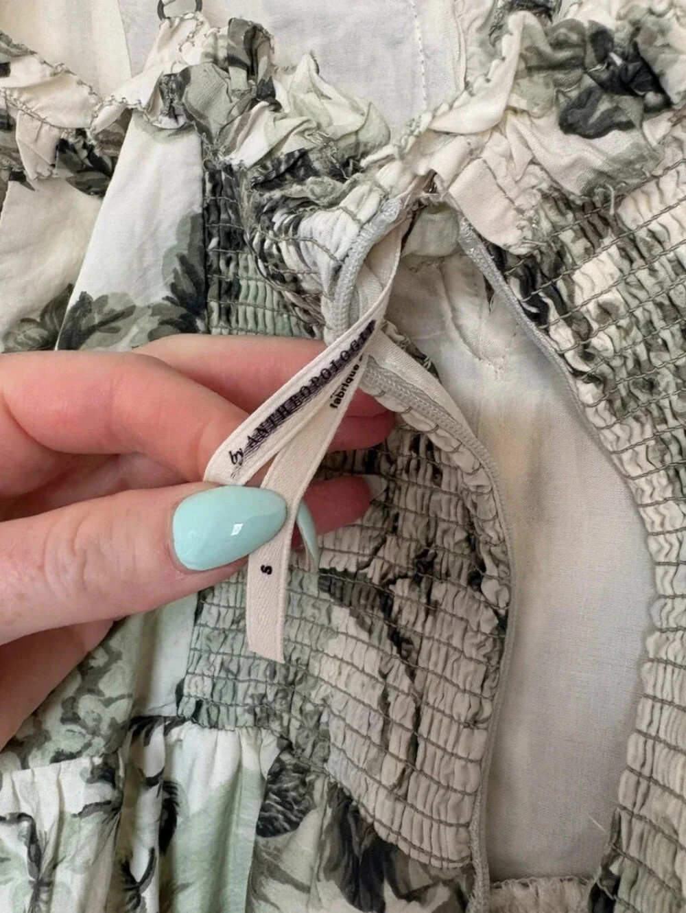 FLAWED! By Anthropologie Sweetheart A-line Midi Dress Size Small - Picture 10 of 10